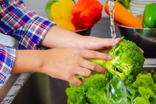 Analisis Perbandingan Air Garam dan Air Cuka dalam Proses Pencucian Sayur cover